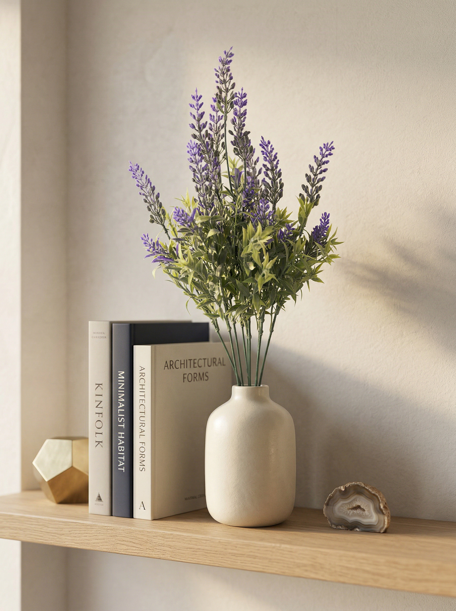 Artificial Lavender Flower Bunch (Set of 2)