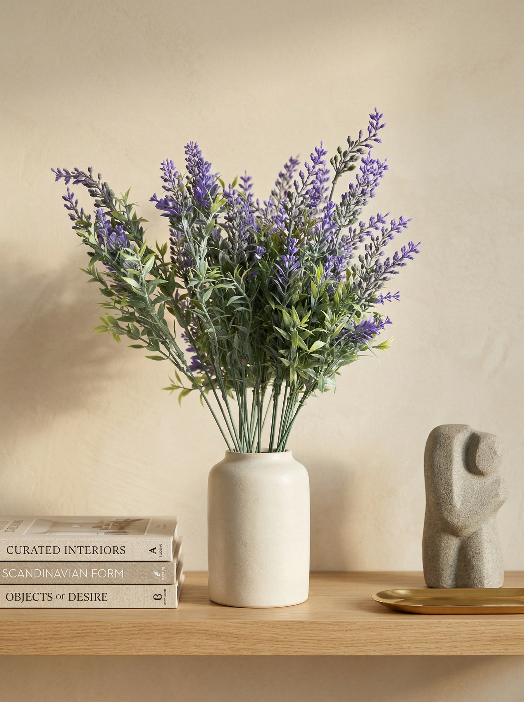 Artificial Lavender Flower Bunch (Set of 2)