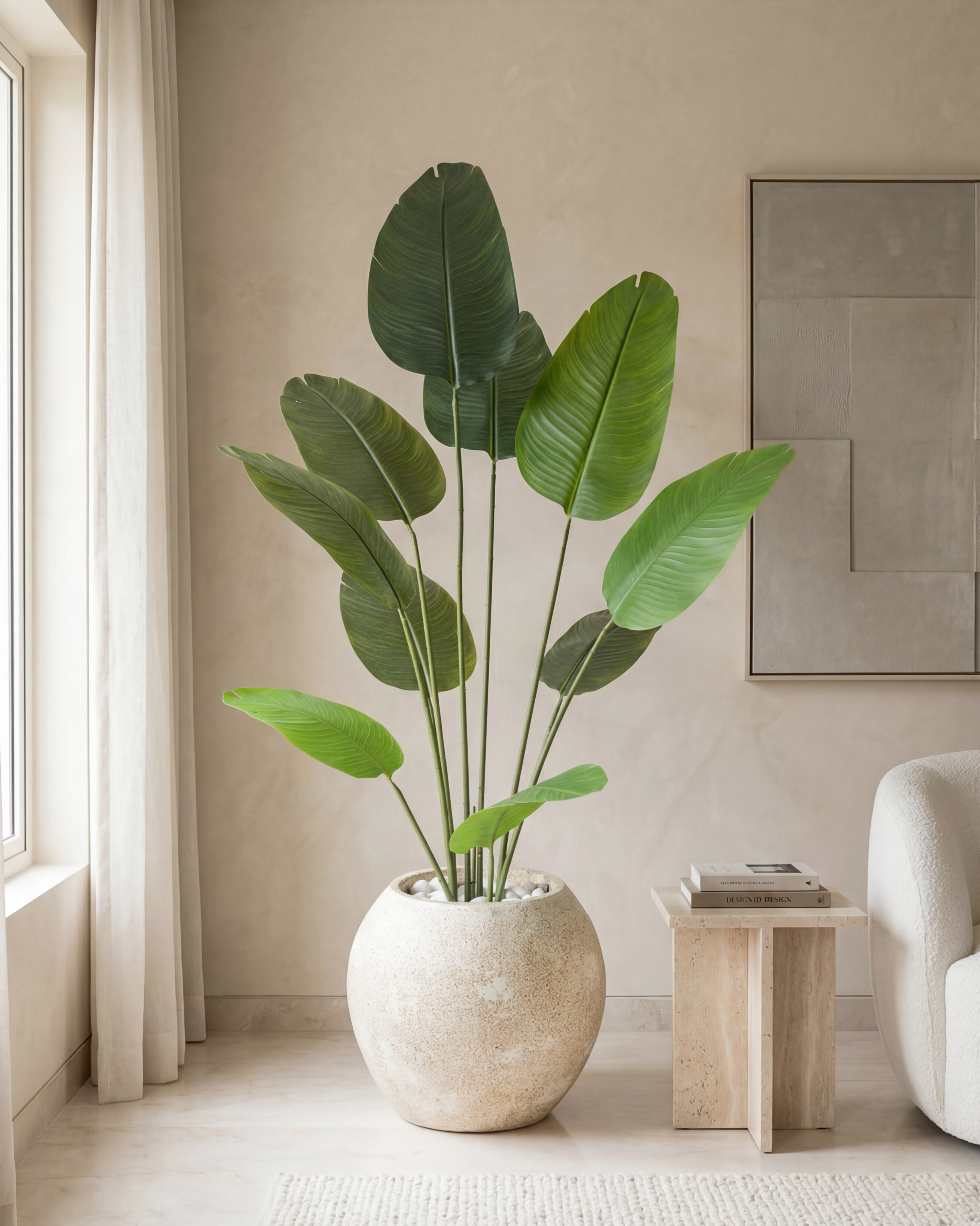 Artificial Travellers Banana Leaf Plant 5.3ft