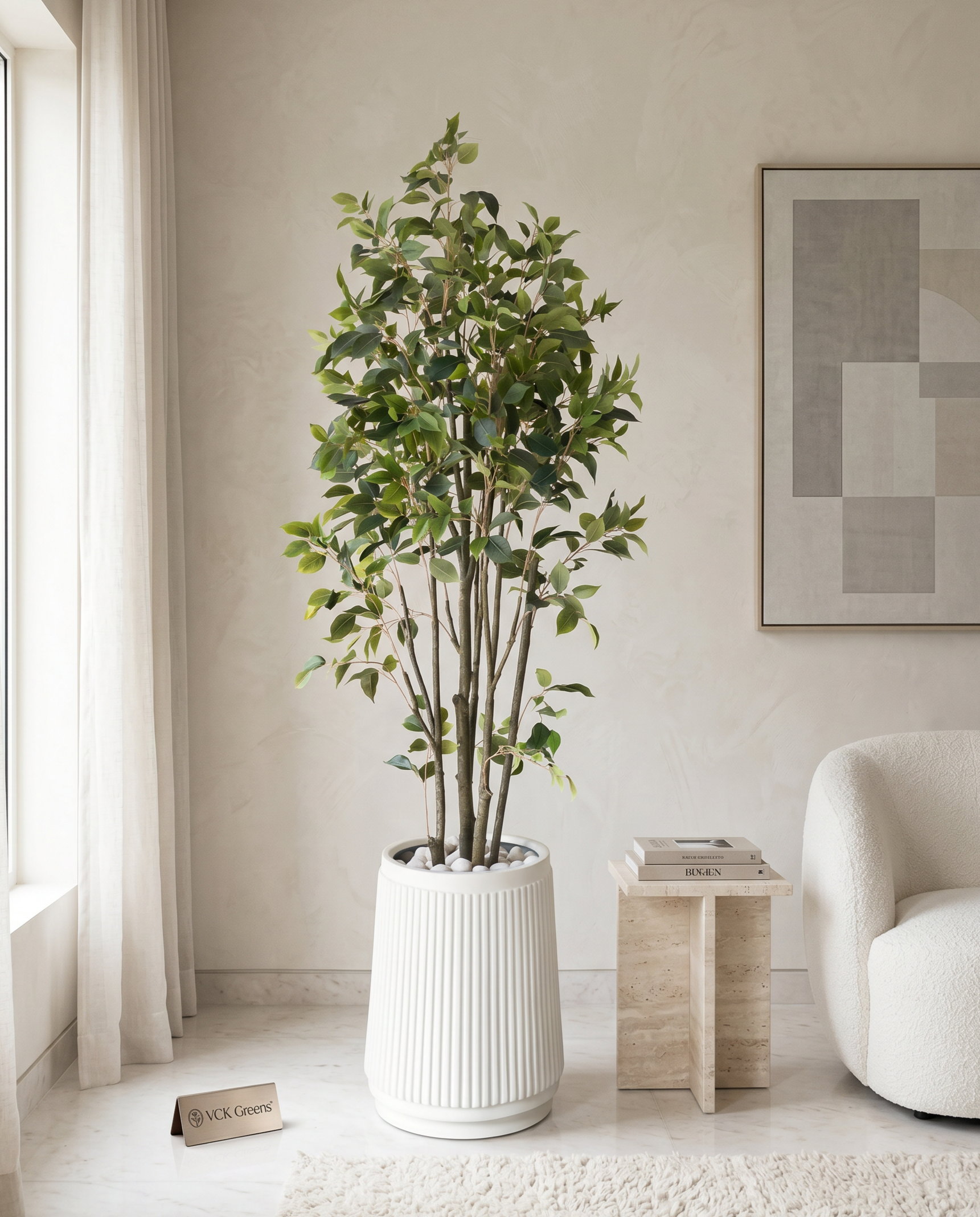 Artificial Faux Ficus Tree 6ft
