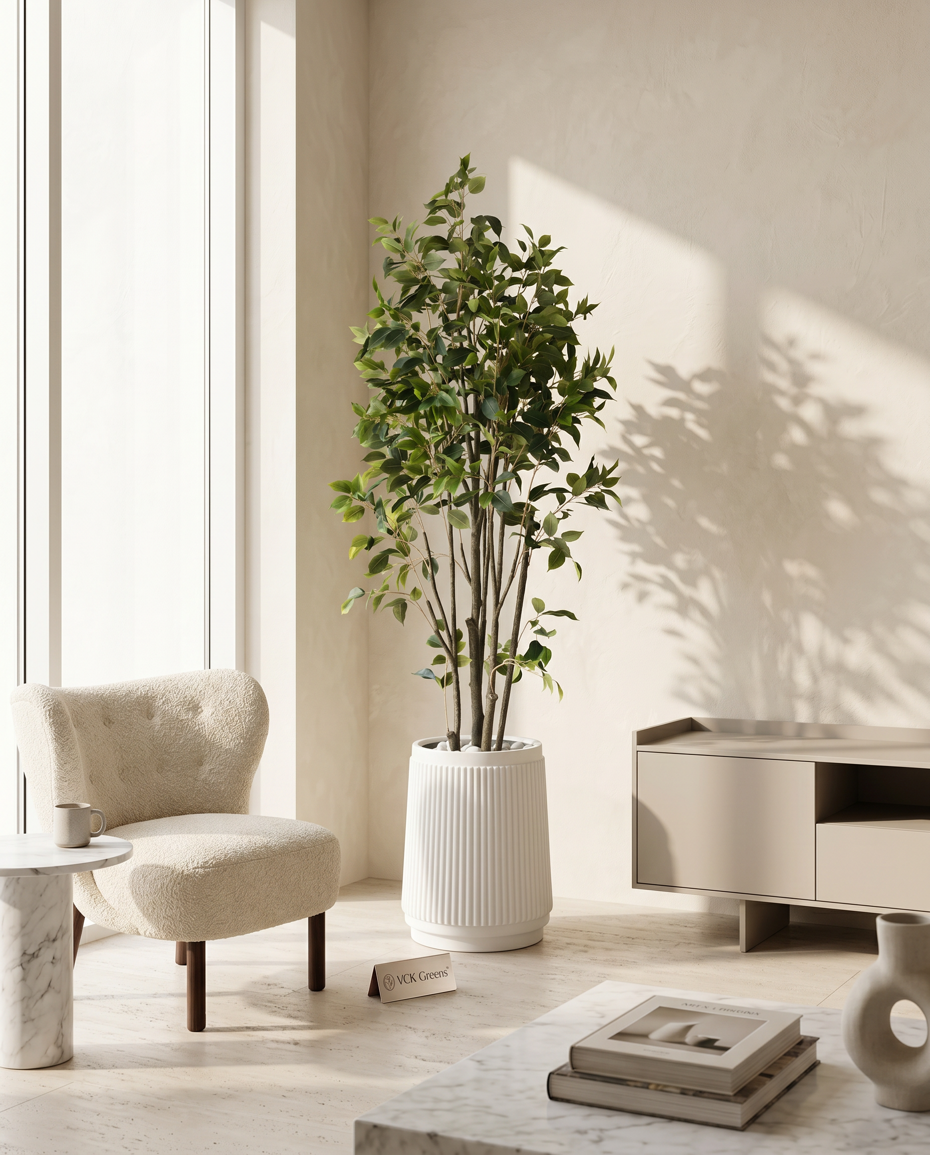 Artificial Faux Ficus Tree 6ft