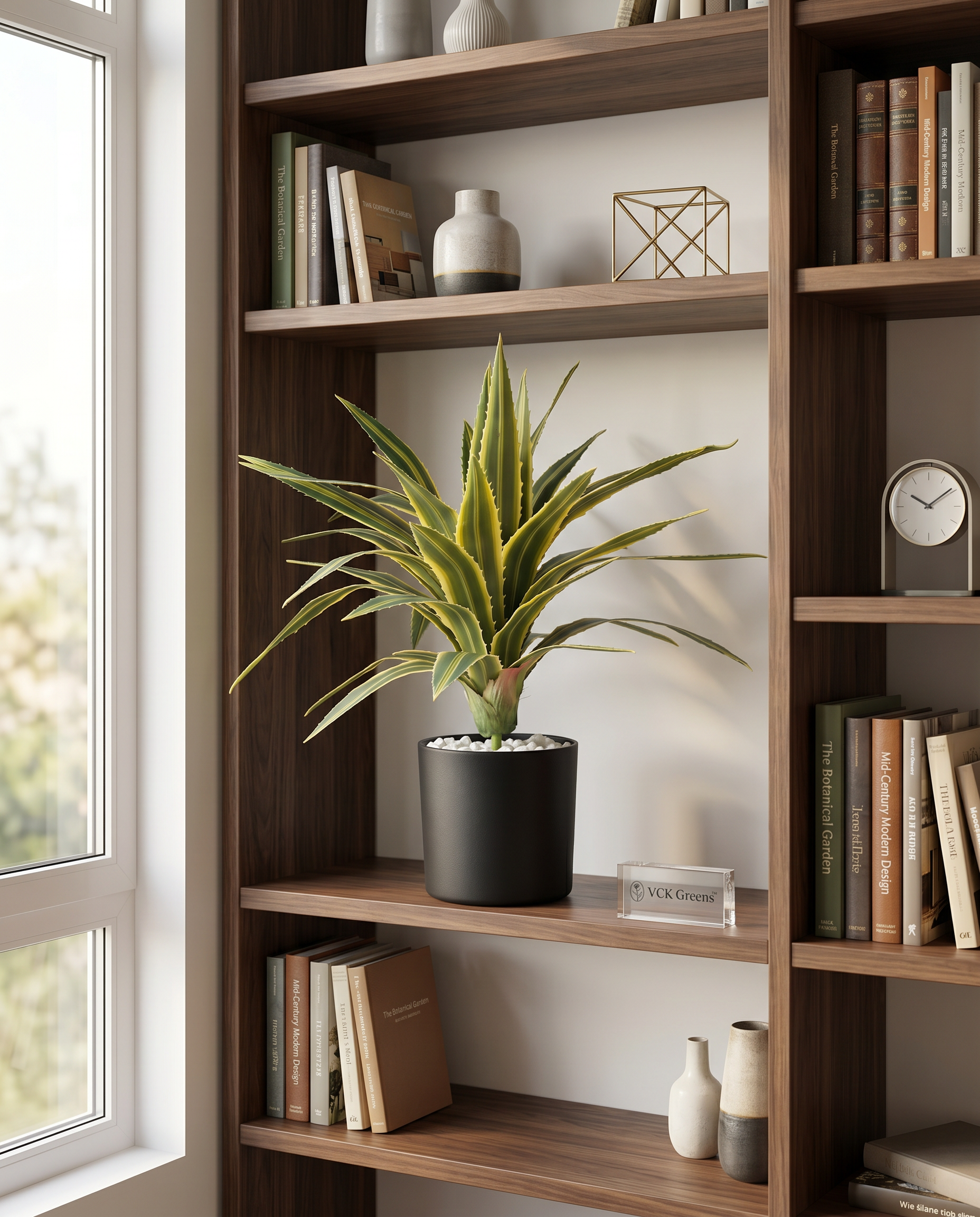Real Touch Agave Lophantha Plant 1.3ft