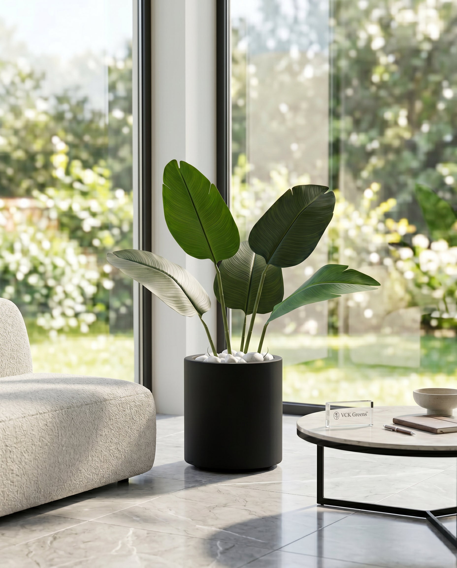 Artificial Traveller's Banana Leaf Plant 2.8ft