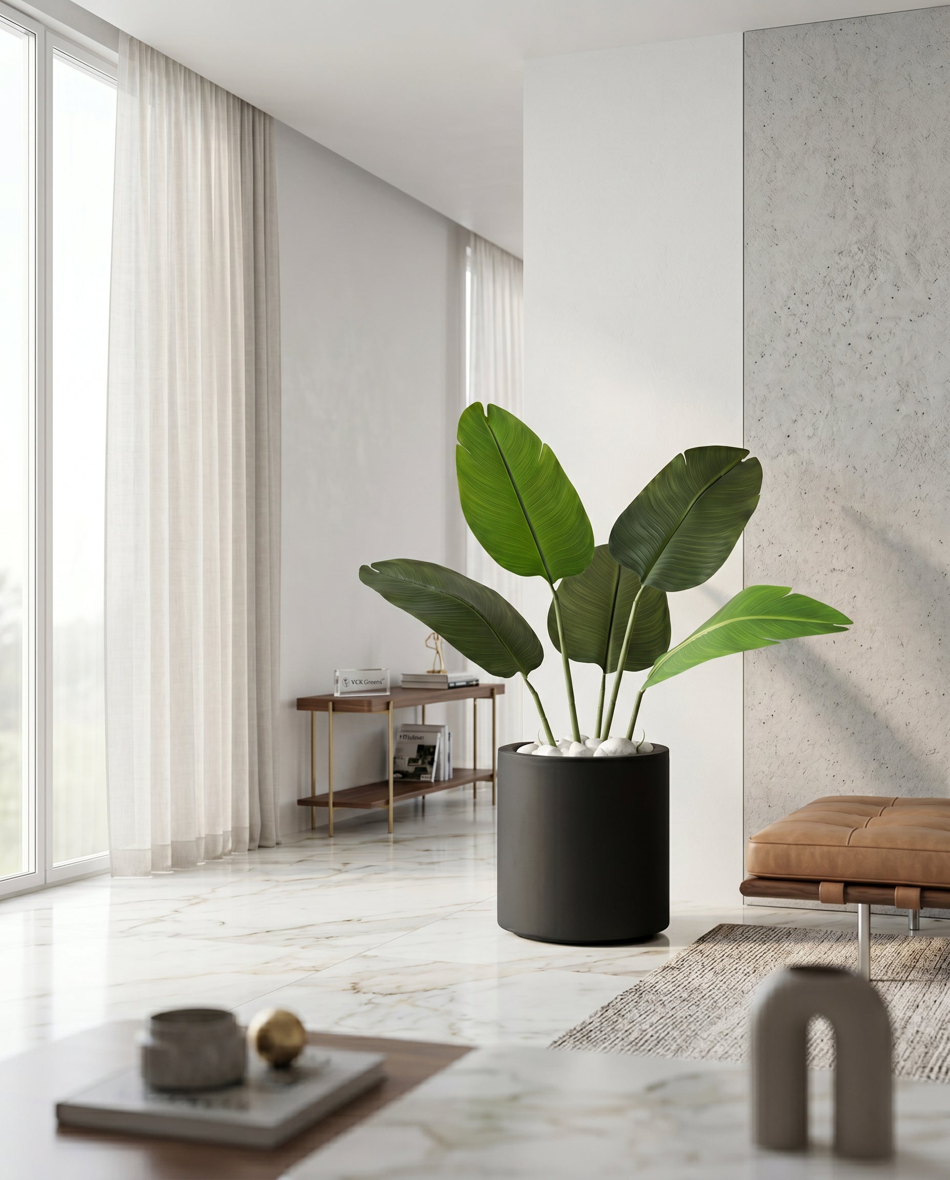 Artificial Traveller's Banana Leaf Plant 2.8ft