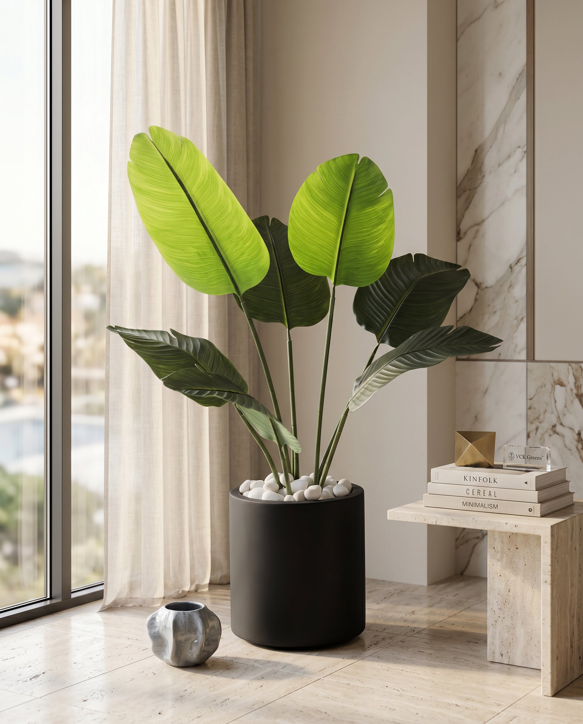 Artificial Traveller's Banana Leaf Plant 3.7ft