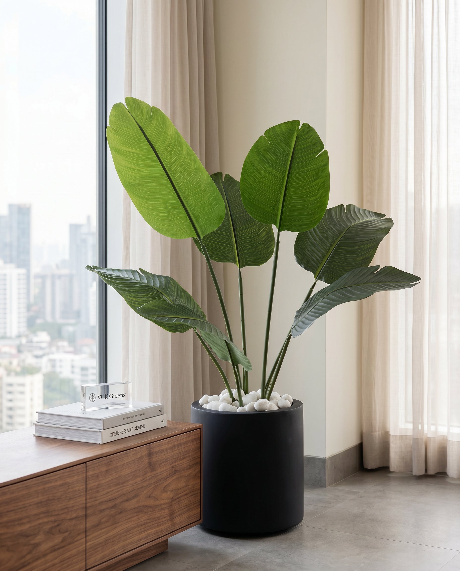 Artificial Traveller's Banana Leaf Plant 3.7ft