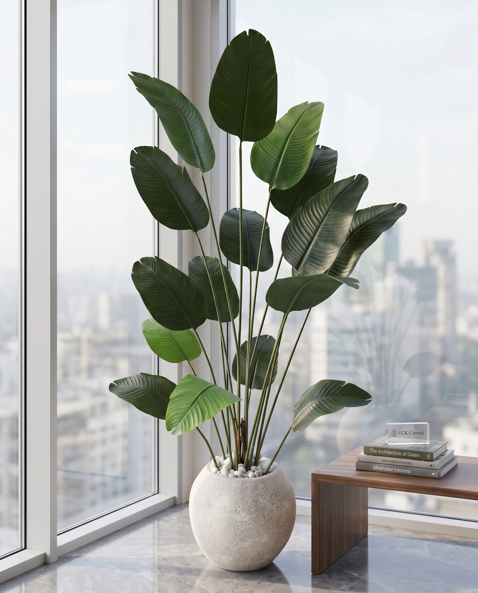 Artificial Travellers Banana Leaf Plant 7.3ft