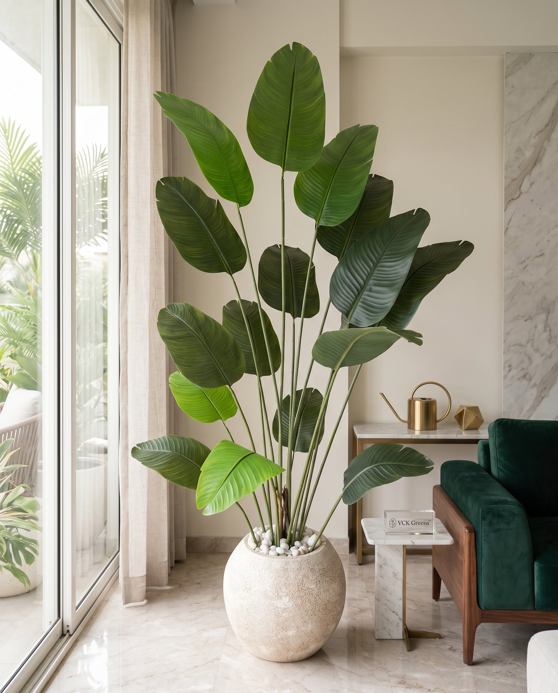 Artificial Travellers Banana Leaf Plant 7.3ft