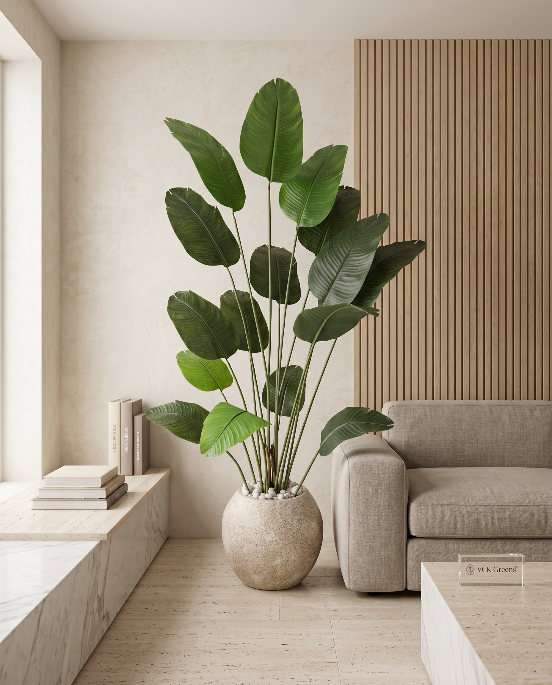 Artificial Travellers Banana Leaf Plant 7.3ft