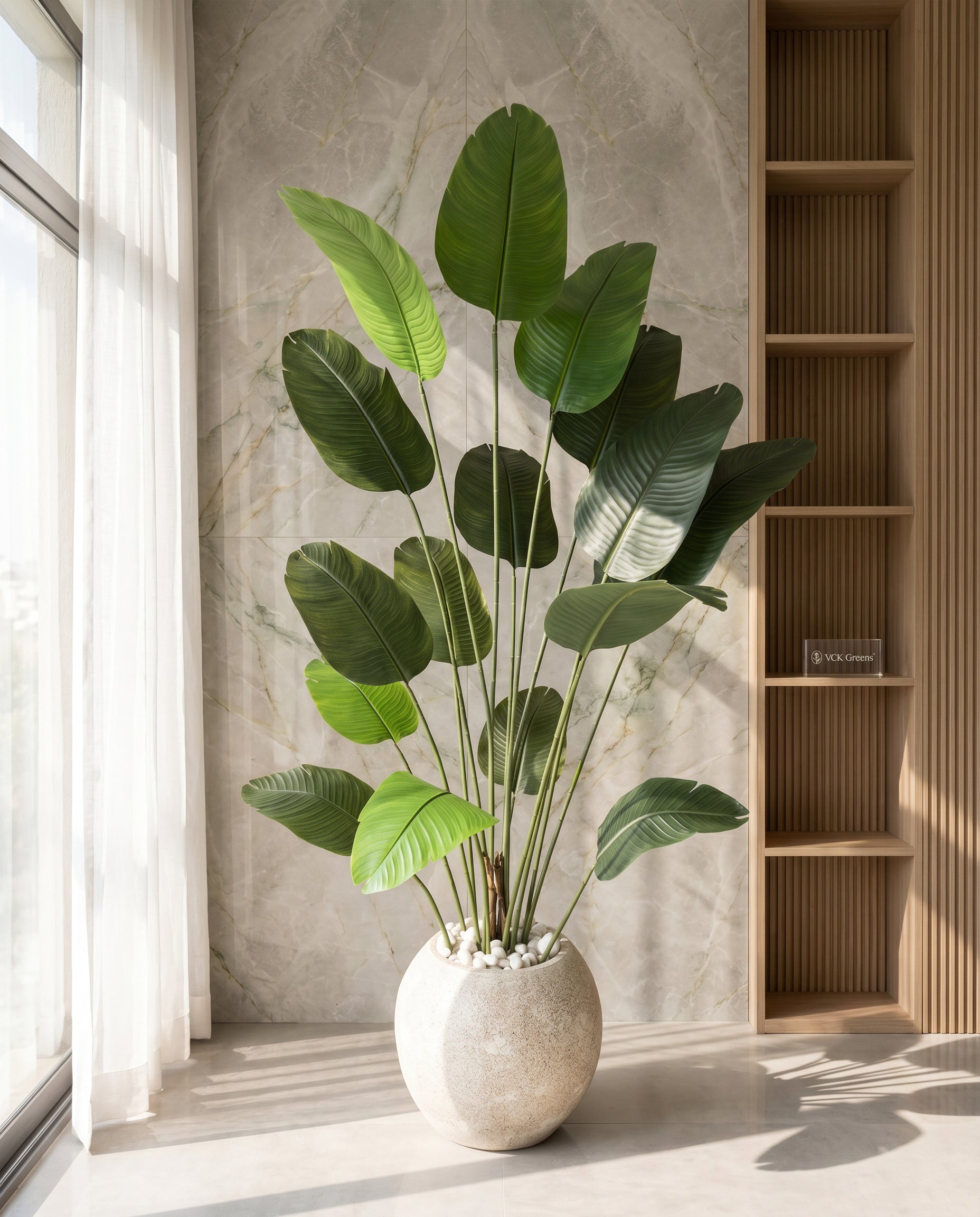 Artificial Travellers Banana Leaf Plant 7.3ft