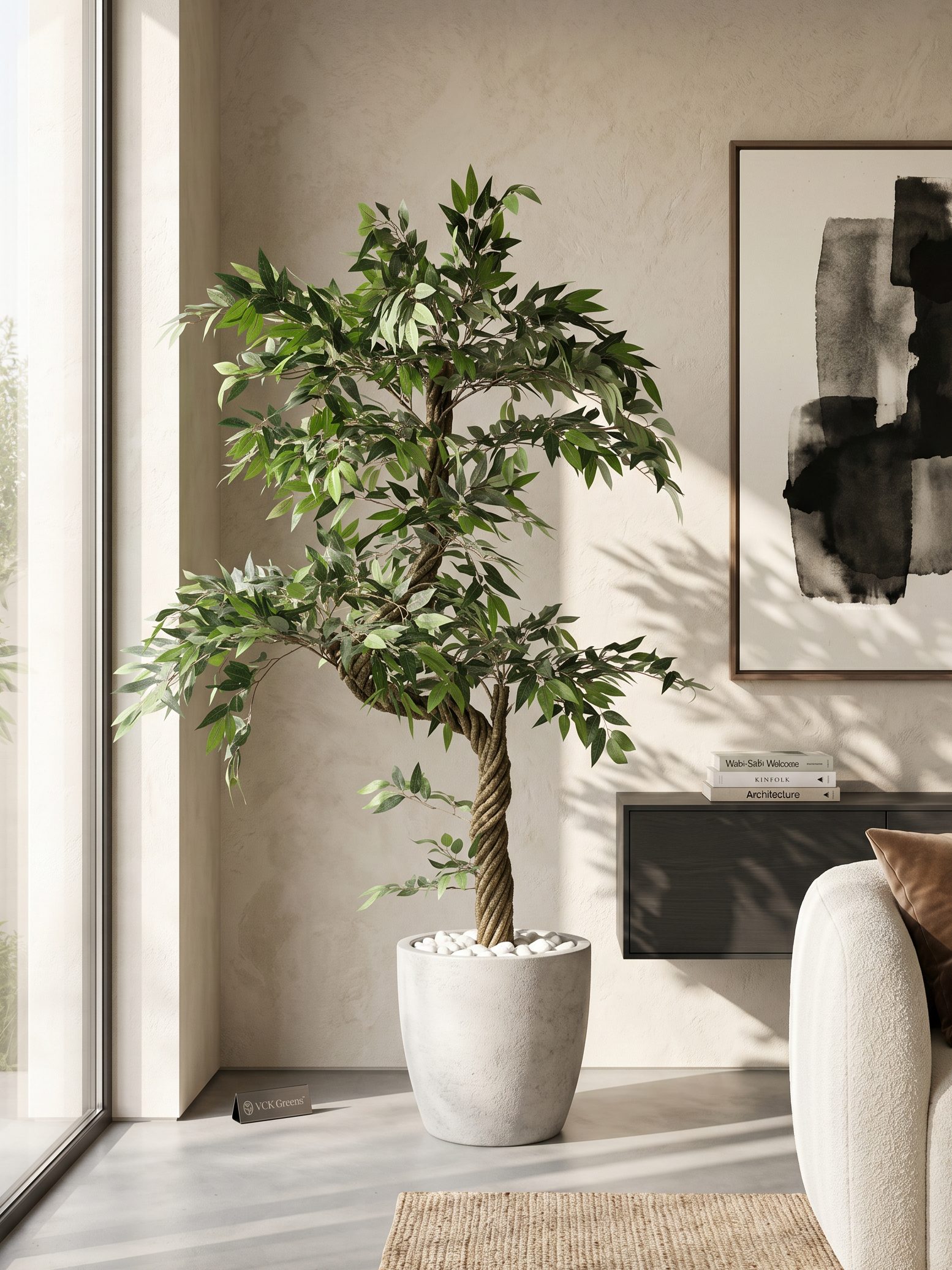 Artificial Eucalyptus Tree 5.5ft