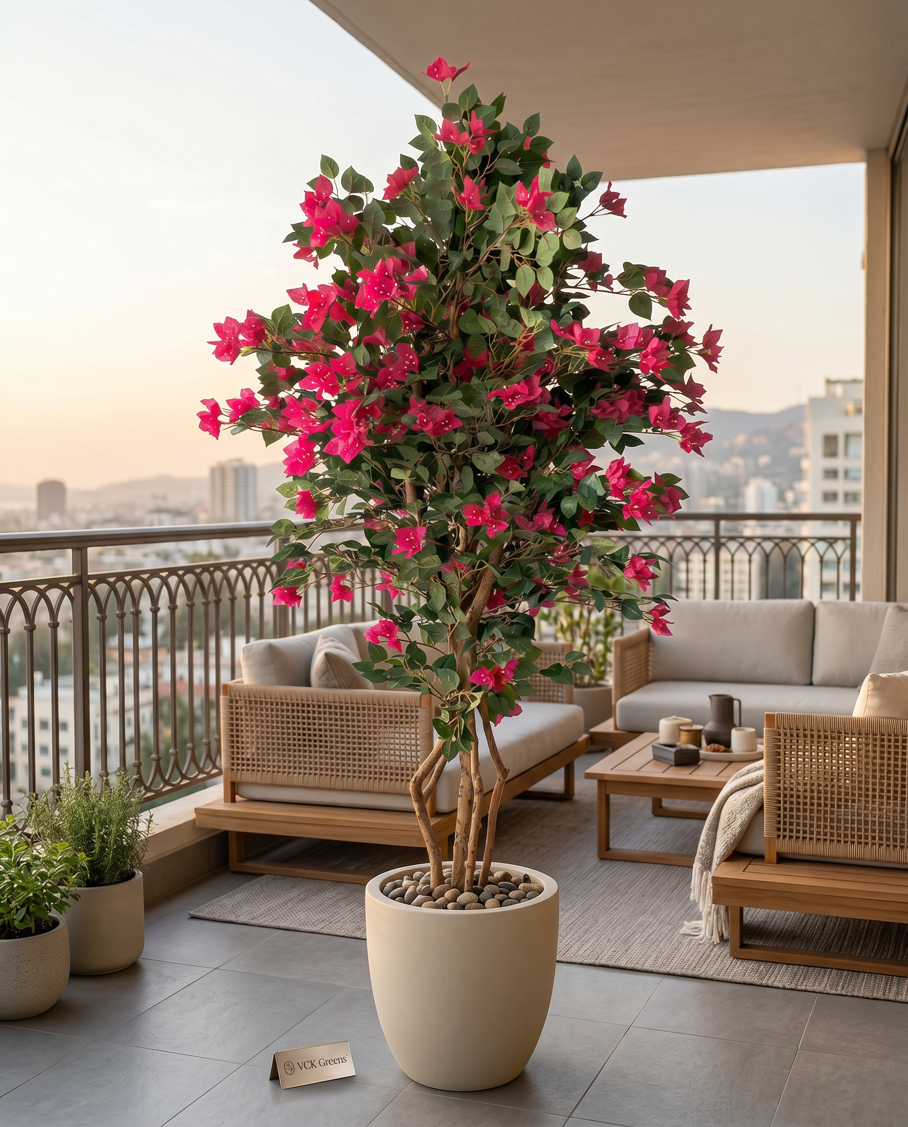 Artificial Lush Pink Bougainvillea Tree 6ft