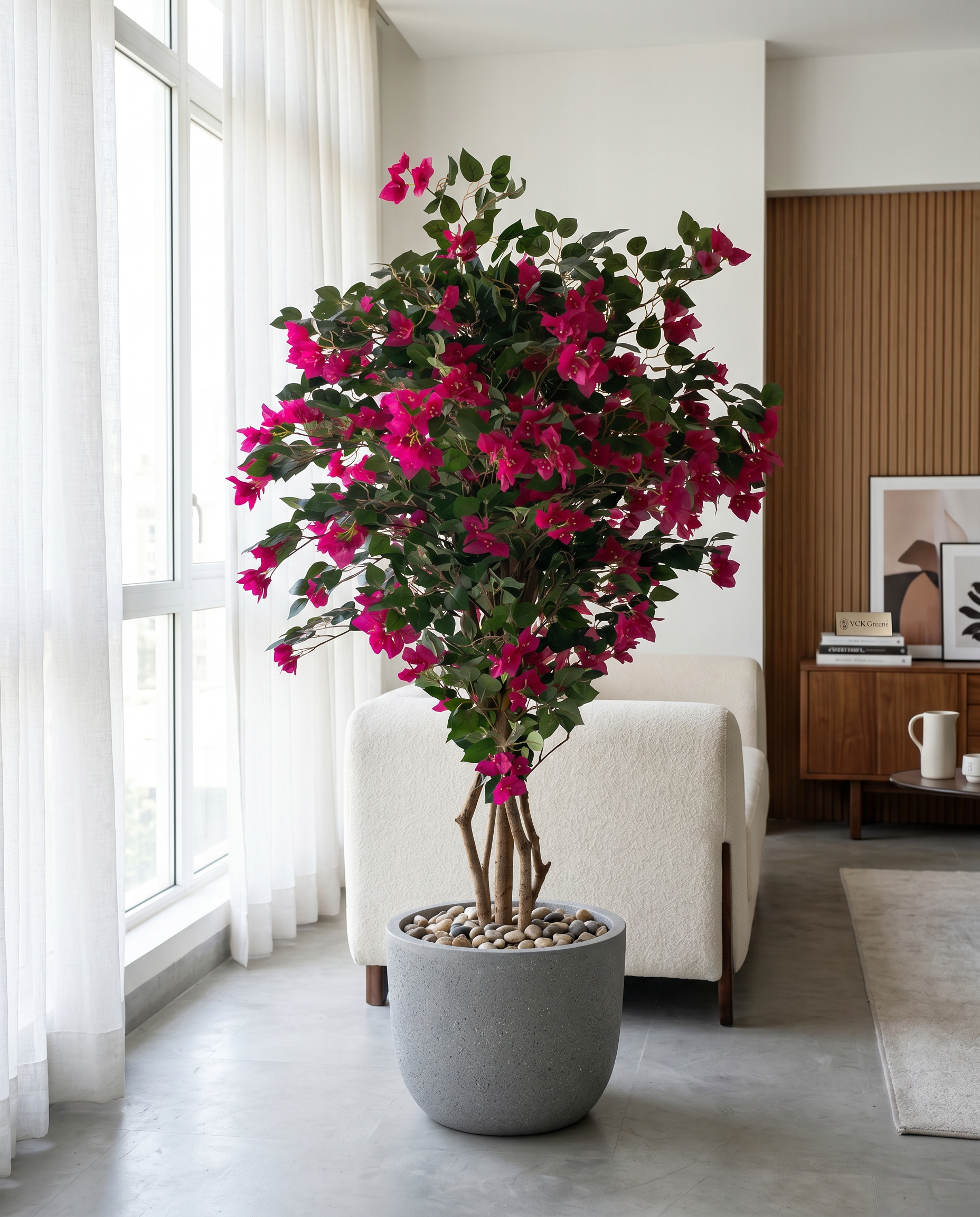 Artificial Lush Pink Bougainvillea Tree 5ft