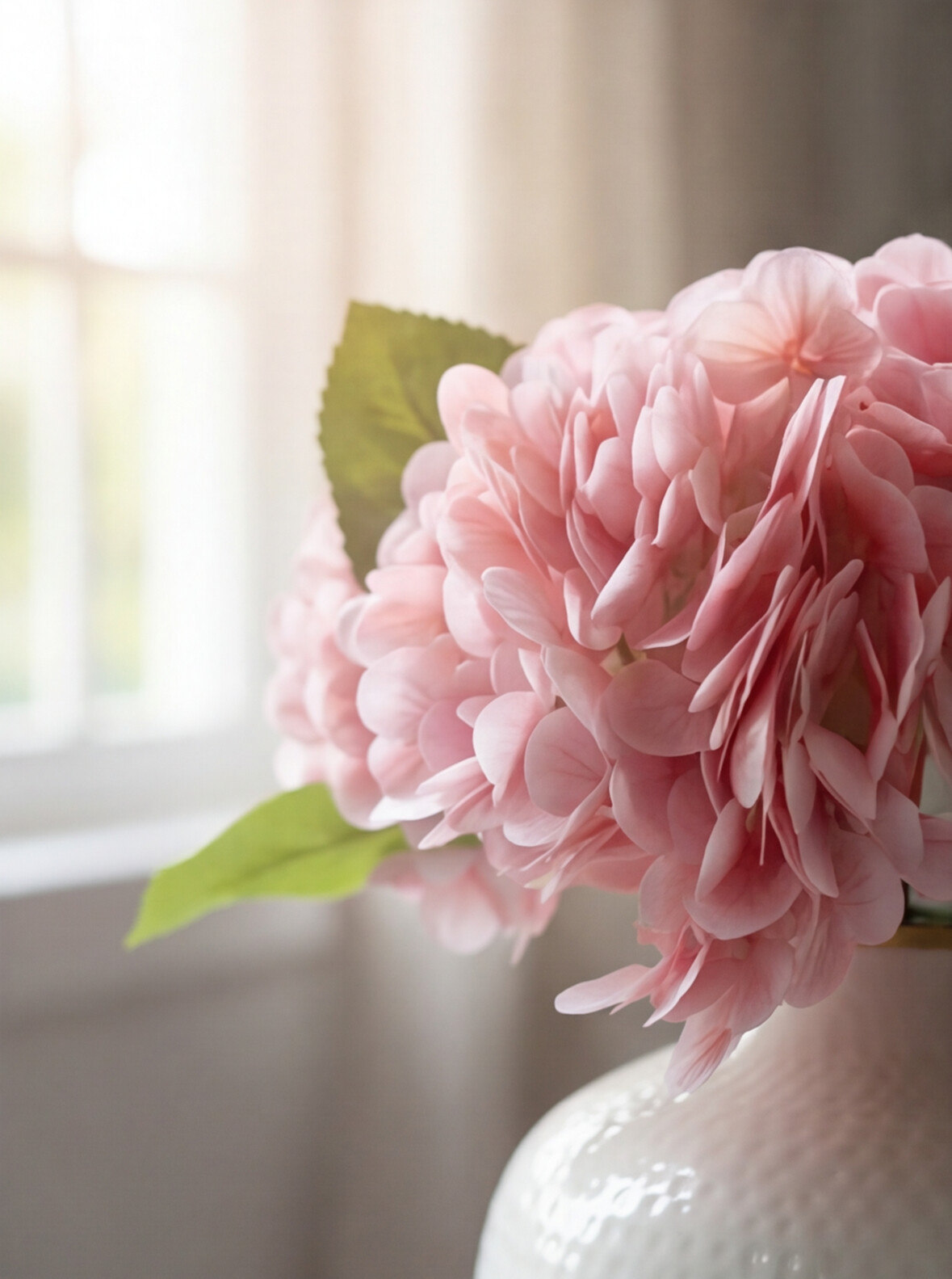 Artificial Hydrangea Flower Stems (Set of 2)