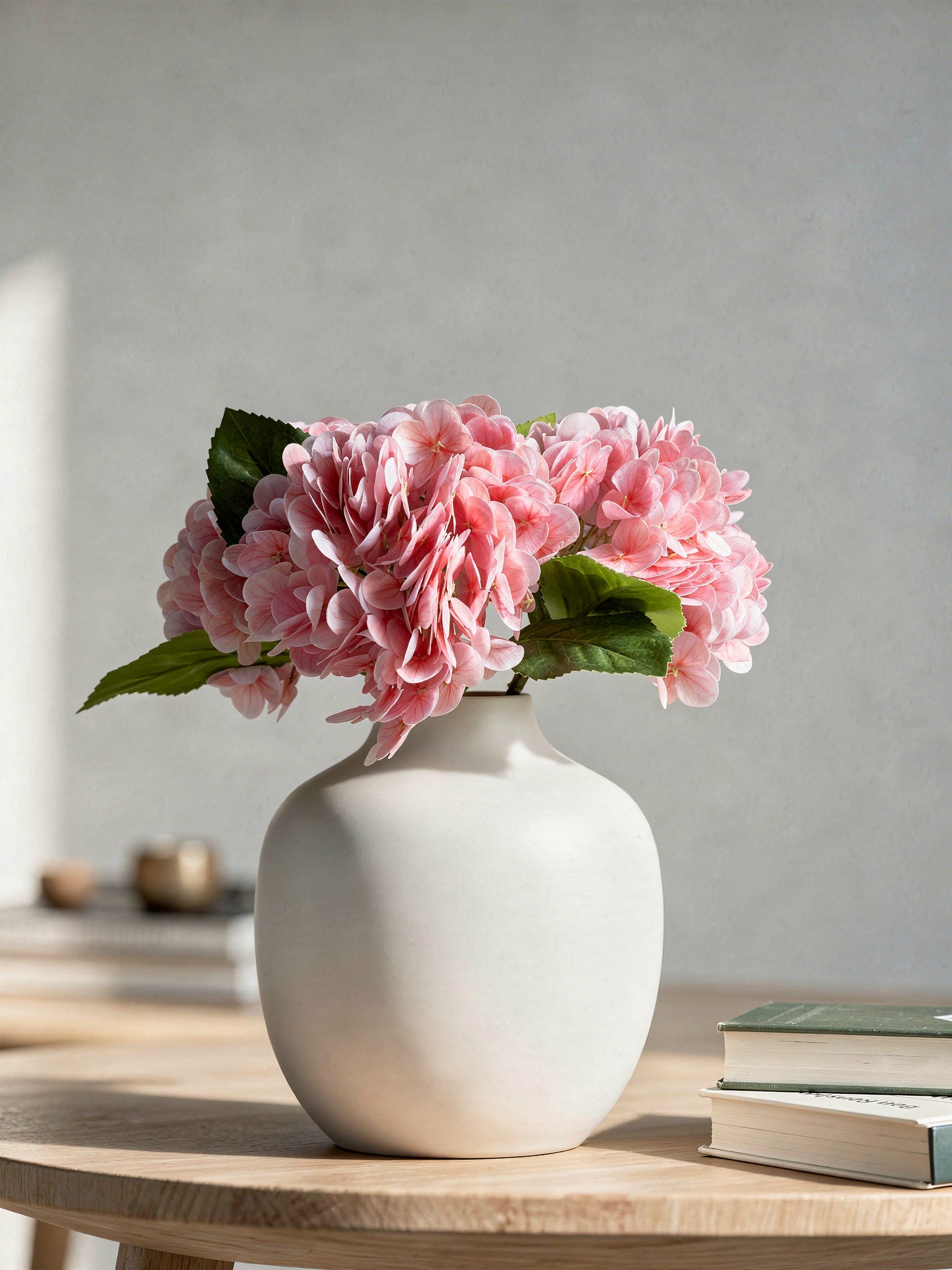 Artificial Hydrangea Flower Stems (Set of 2)