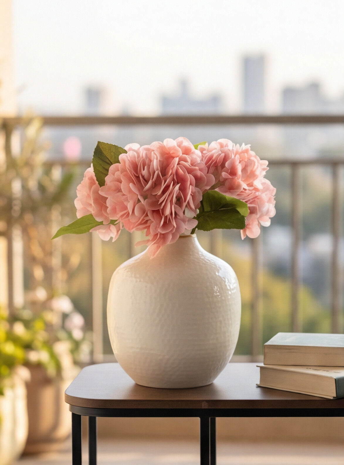 Artificial Hydrangea Flower Stems (Set of 2)