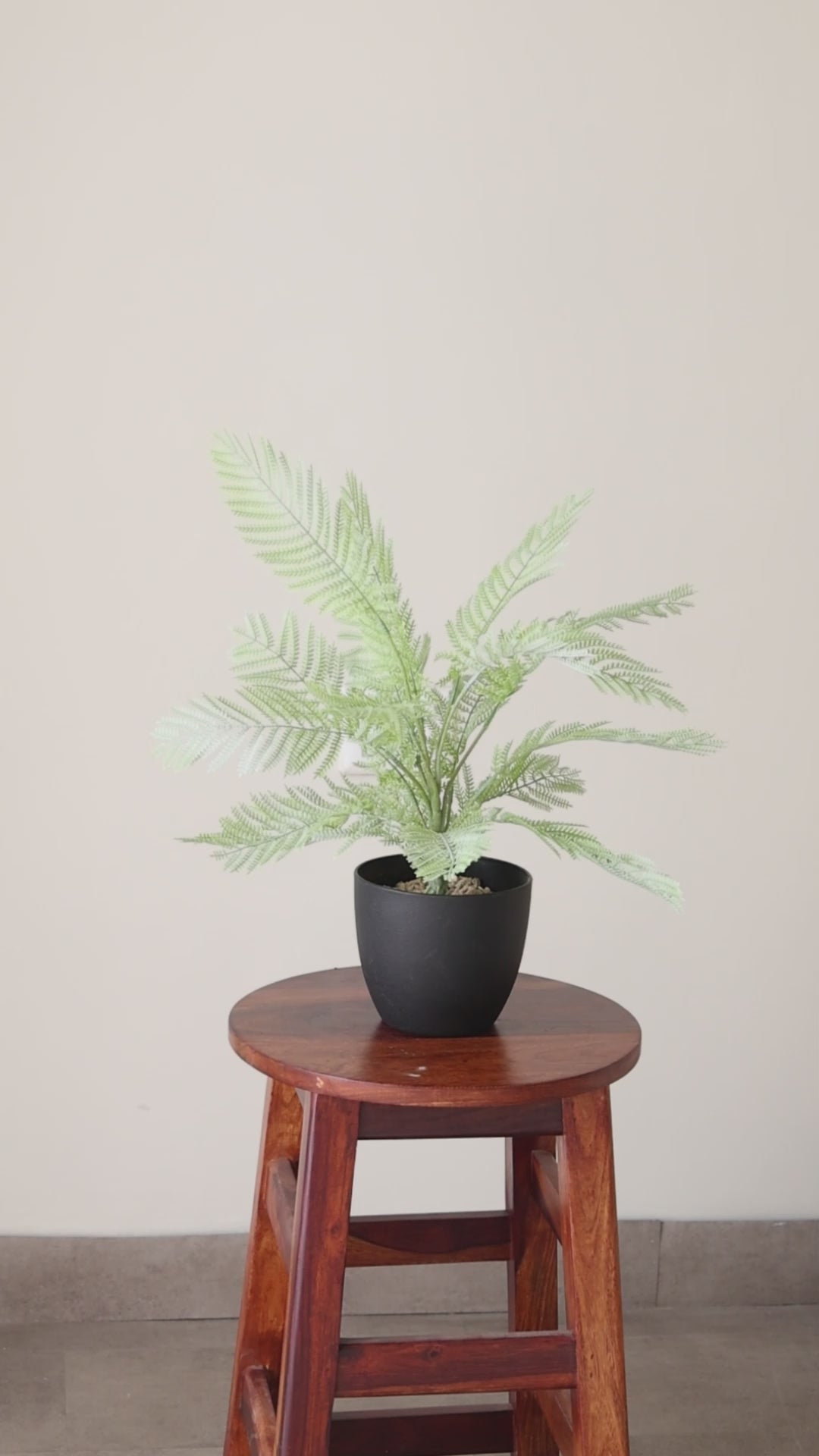Load video: Artificial Fernveil Foliage Plant 1.7ft