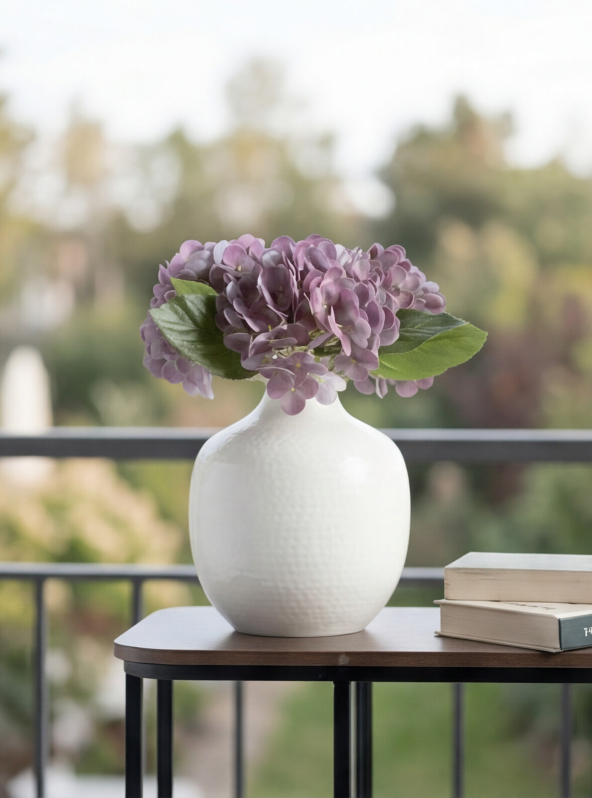 Artificial Hydrangea Flower Stems (Set of 2)