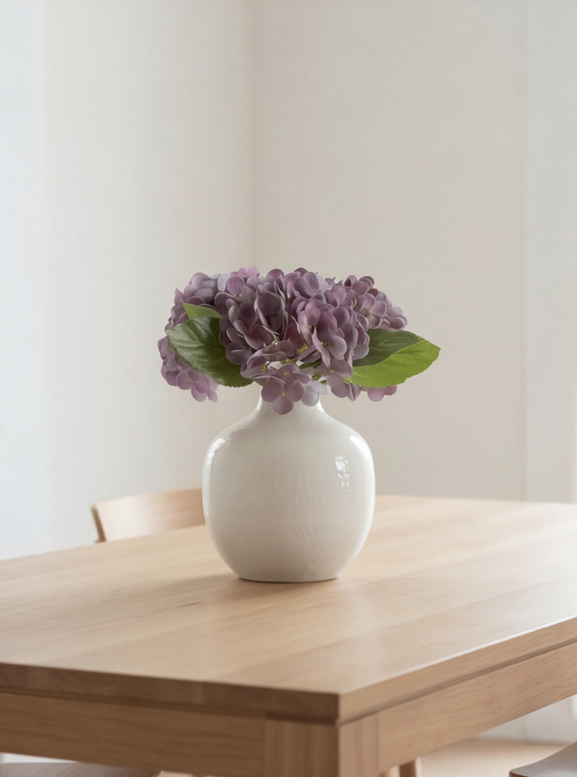 Artificial Hydrangea Flower Stems (Set of 2)