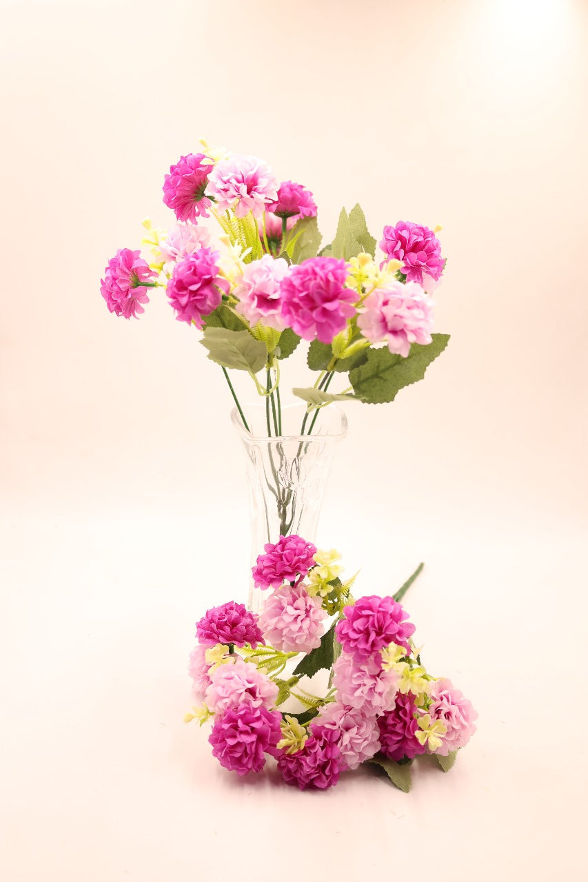 Artificial Multicolour Hydrangea Flower Bunches 35cm