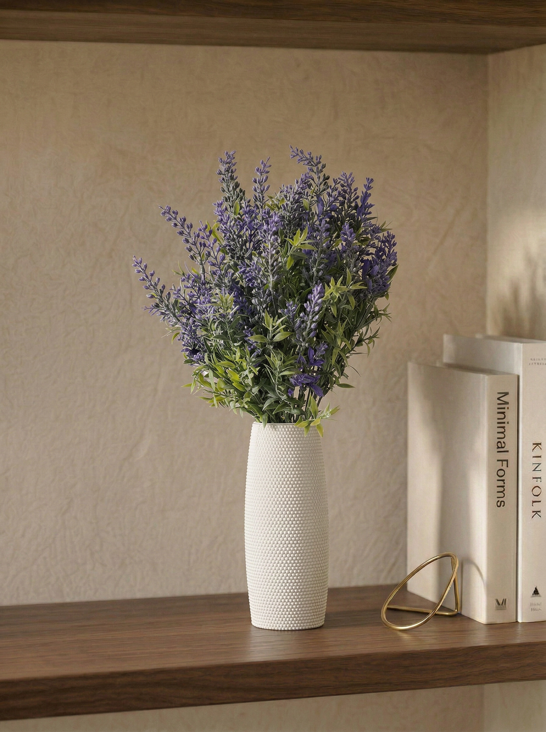 Artificial Lavender Flower Bunch (Set of 2)