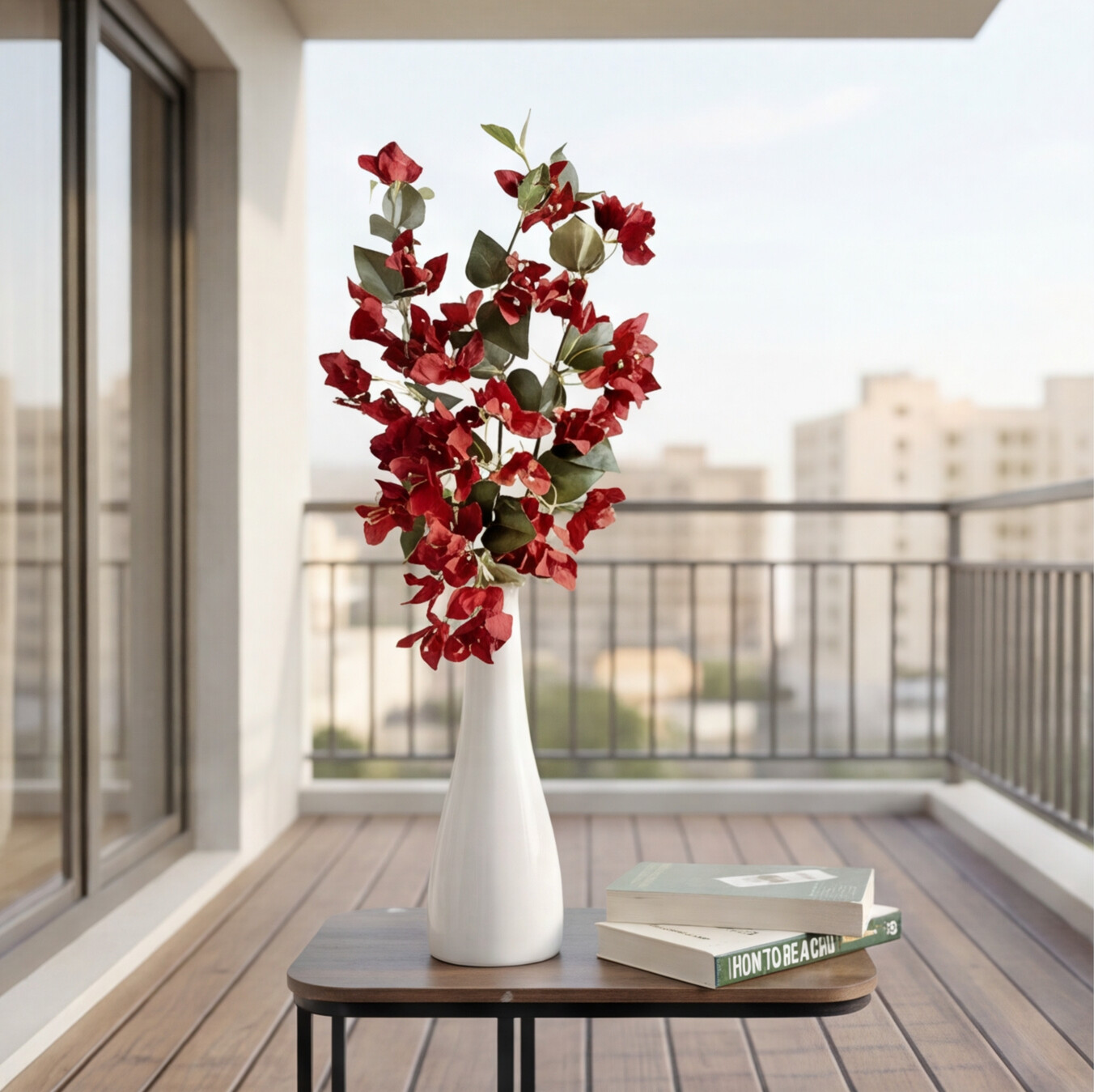 Artificial Bougainvillea Flower Stick 76cm (Set of 3)