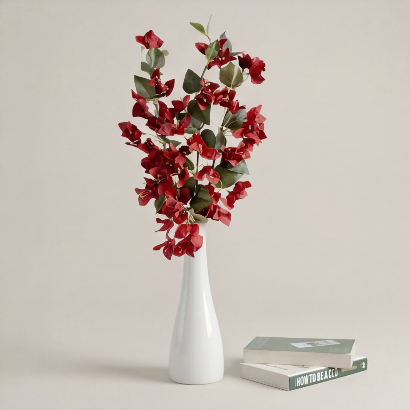 Artificial Bougainvillea Flower Stick 76cm (Set of 3)