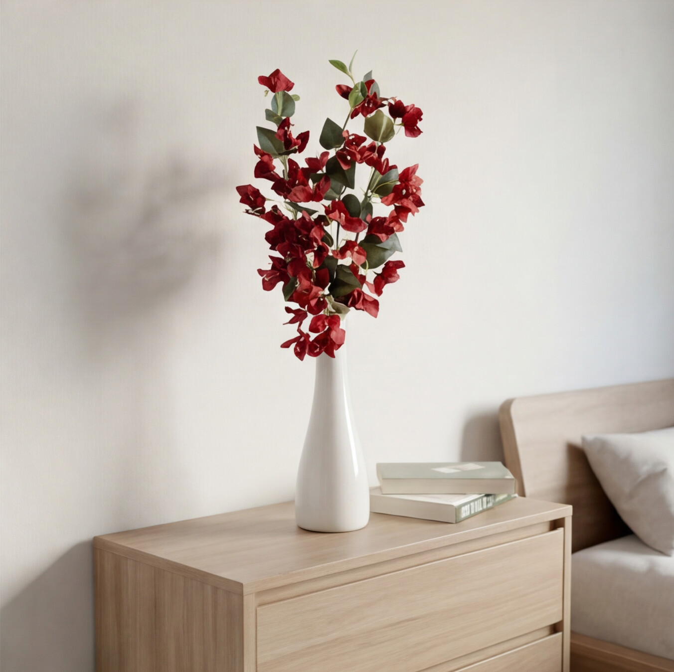 Artificial Bougainvillea Flower Stick 76cm (Set of 3)