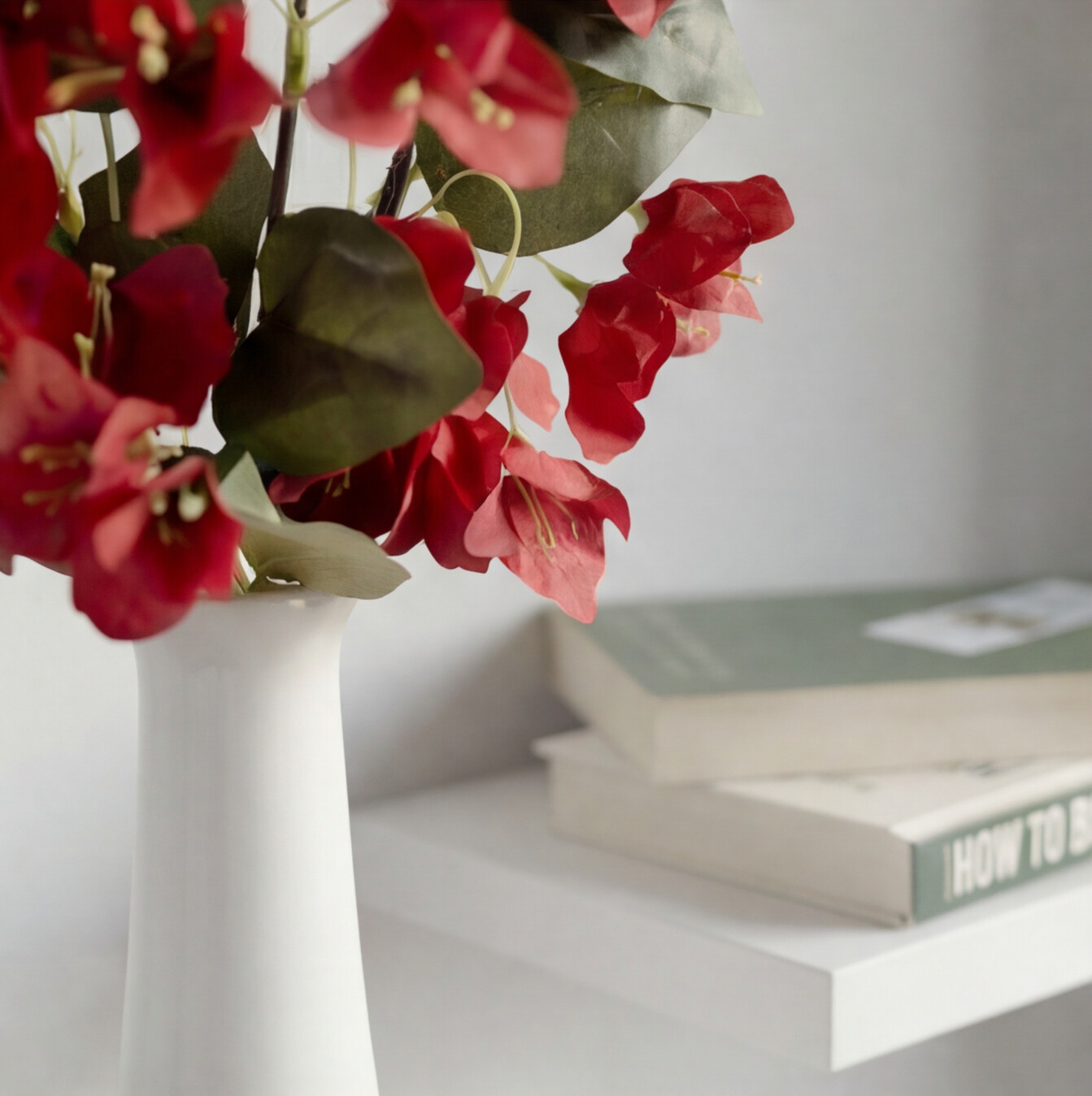 Artificial Bougainvillea Flower Stick 76cm (Set of 3)