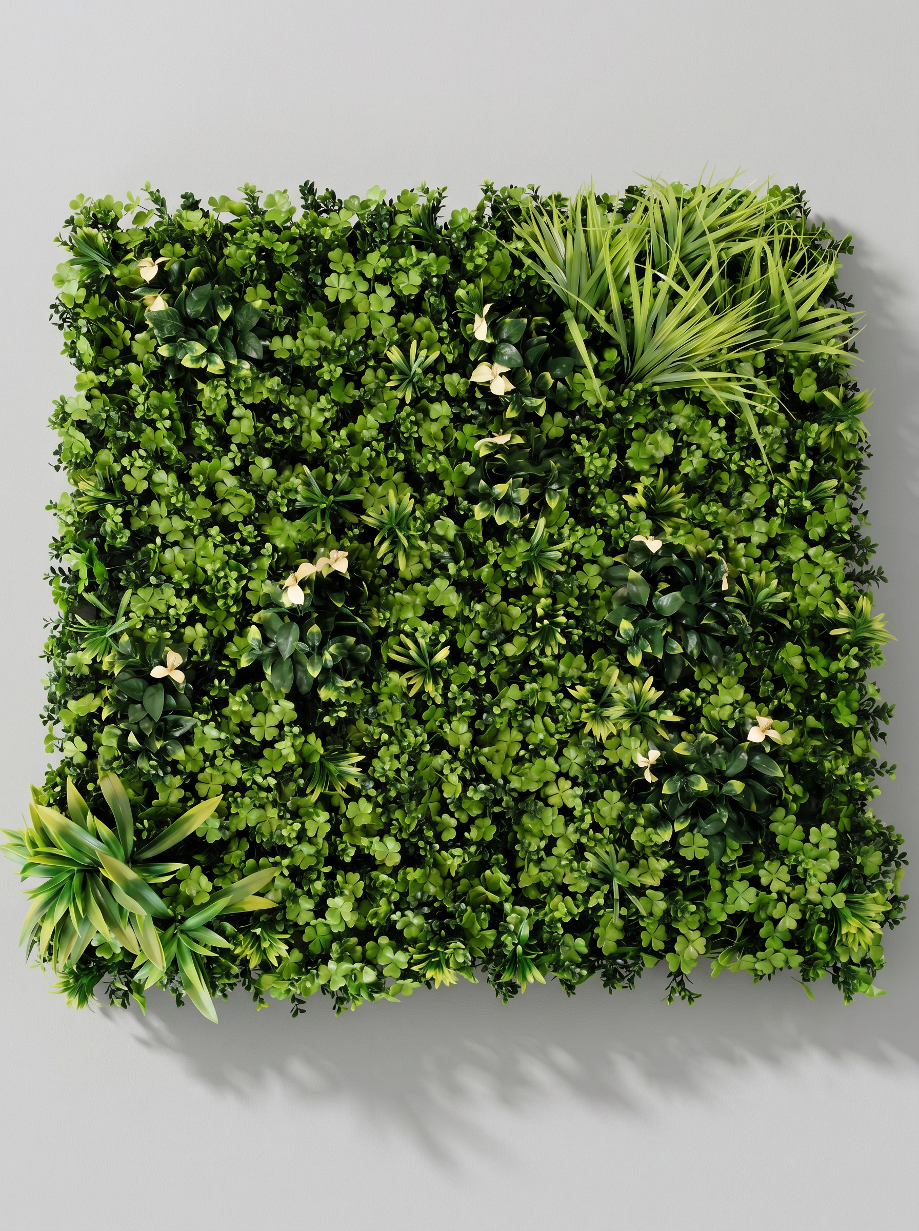 Artificial White Fillers B UV Vertical Wall Panel (1mtrX1mtr,10.76sqft)