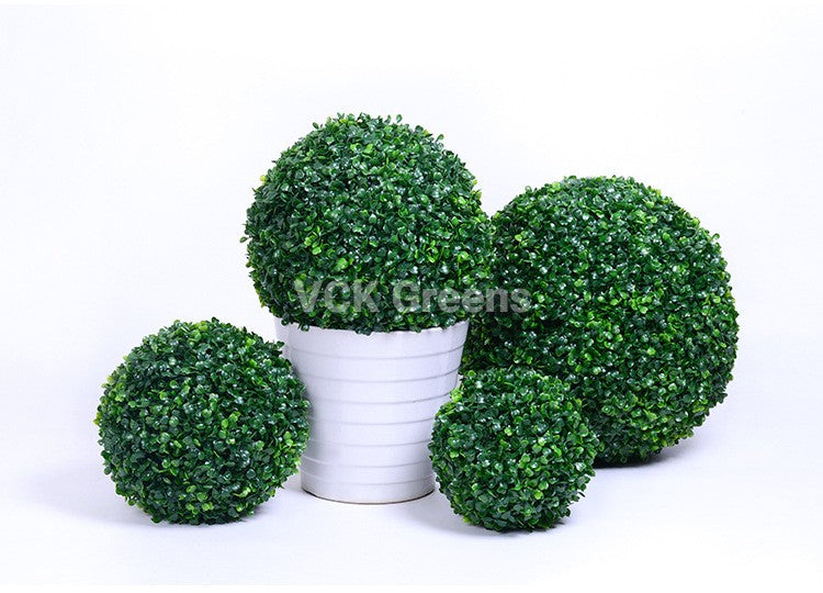 artificial large topiary grass balls