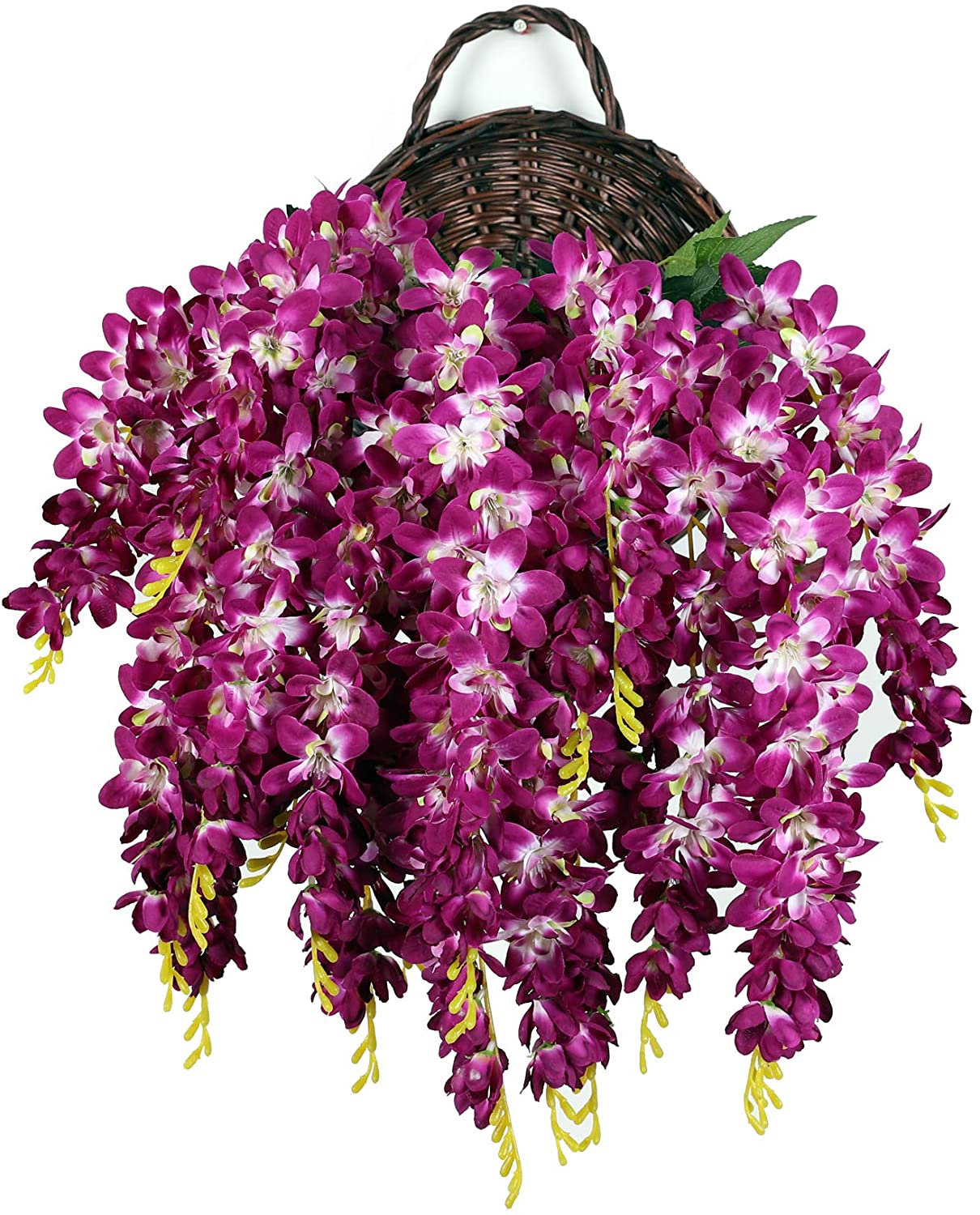Artificial Orchid Flower Creepers (70cm, Set of 1pc)