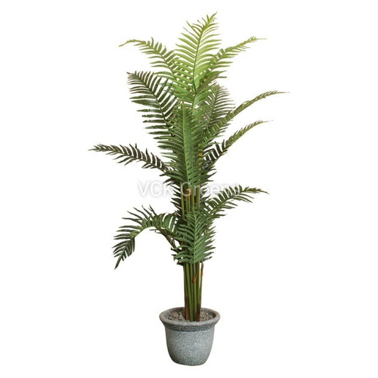 Artificial Areca Palm Plant With Pot 5.7ft