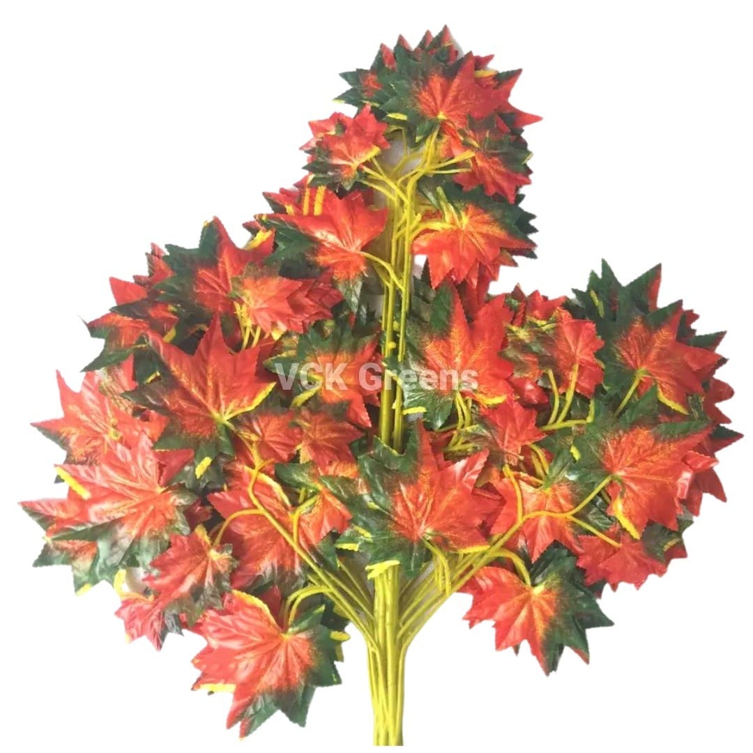 Artificial Maple Leaves Stem/Branches (65cm Height)