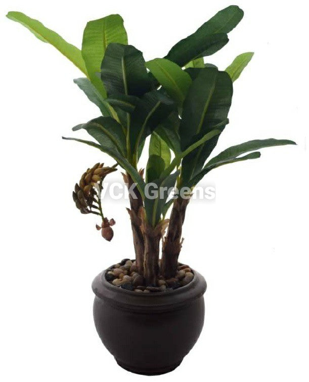 Artificial 33 Leaves Banana Bonsai 1.6 Feet