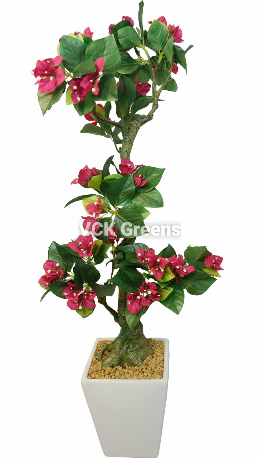 Artificial Big Bougainvillea Leaves Bonsai 2 Feet