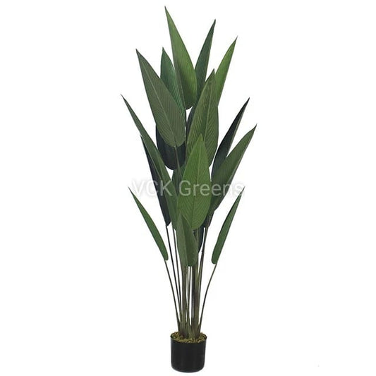 Artificial Bird of Paradise Plant With Pot 5.3Ft