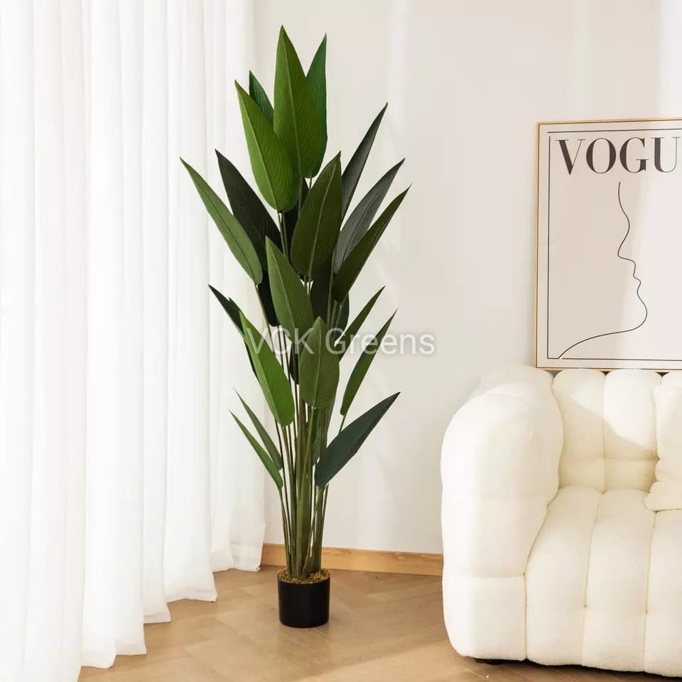 Vck Pot Artificial Bird of Paradise Plant With Pot 6Ft – VCK Greens