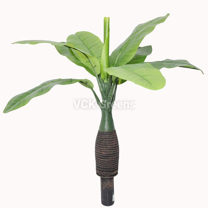 Artificial Bottle Palm Plants Without Pot (1.3 Feet)