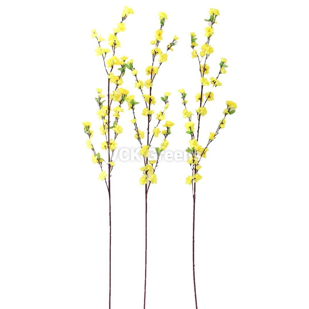 Artificial Cherry Blossom Sticks (Pack of 3pc, 105cm)