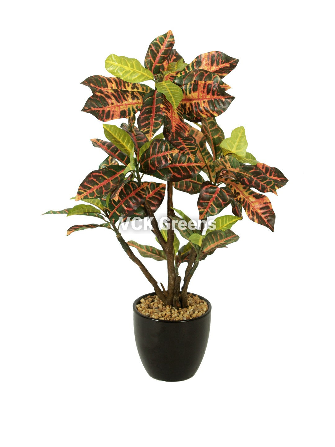 Artificial Croton Leaves Bonsai 1.4 Feet