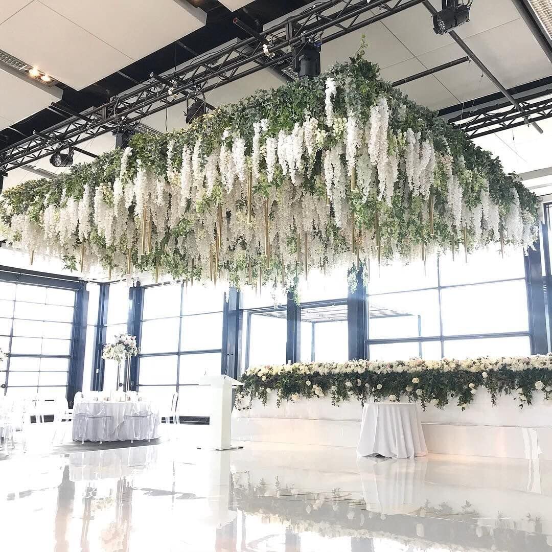 Artificial Dense Wisteria Hanging Flowers