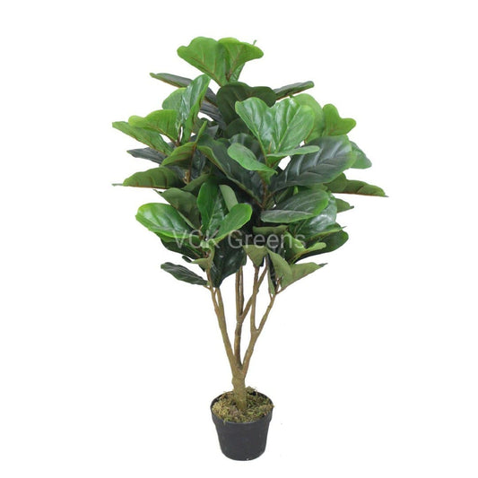 Artificial Fiddle Leaf Fig Plant With Pot 3.5ft