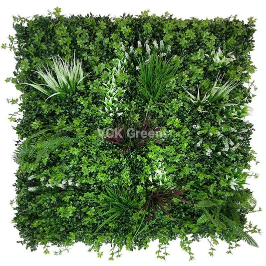 Artificial Forest Bloom Vertical Wall Panel (1mtr X 1mtr, 10.76sqft)