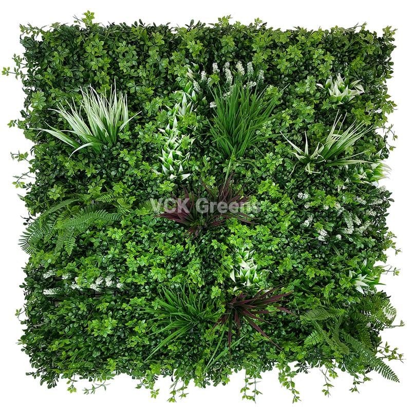 Artificial Forest Bloom Vertical Wall Panel (1mtr X 1mtr, 10.76sqft)