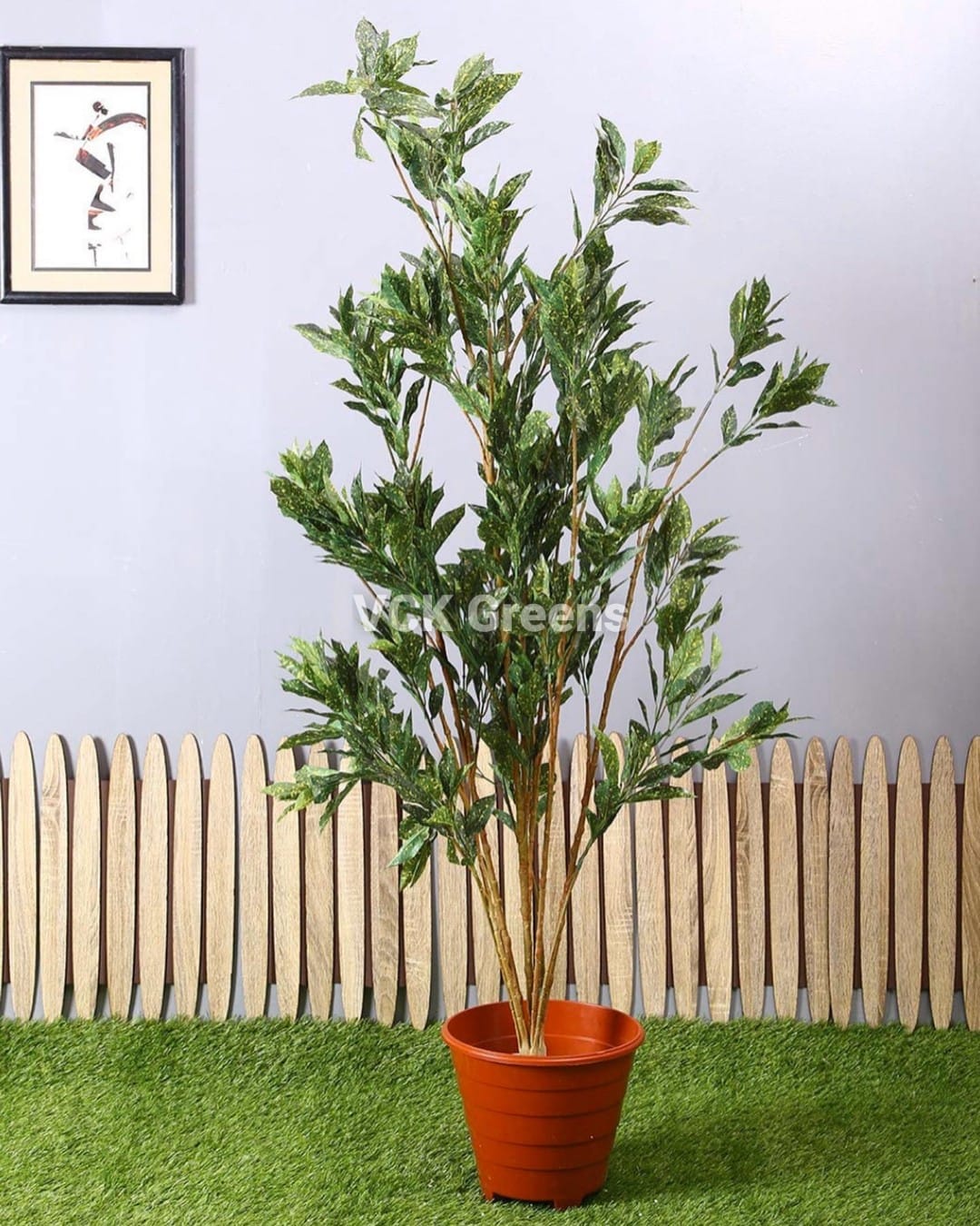 Artificial Croton Leaves Plant 150cm (Without Pot)