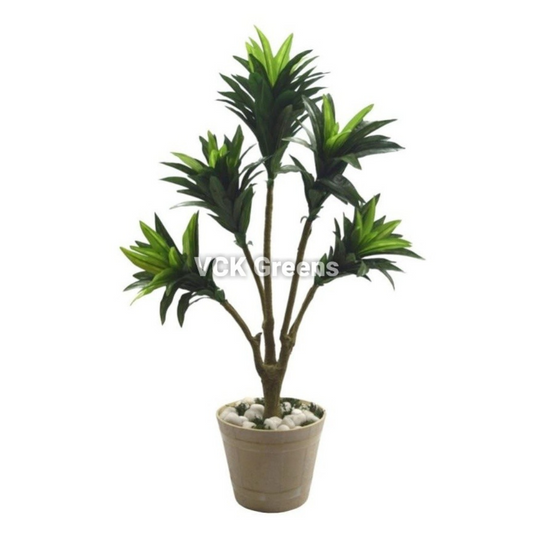 Artificial Dracaena Leaves Plant without pot (2.10 Feet)