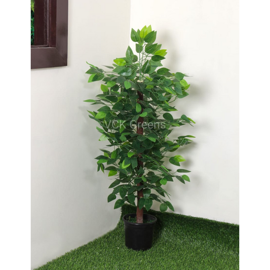 Artificial Green Ficus Tree With Pot 3ft