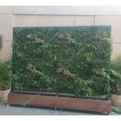 artificial outdoor vertical garden green walls for home and office decoration
