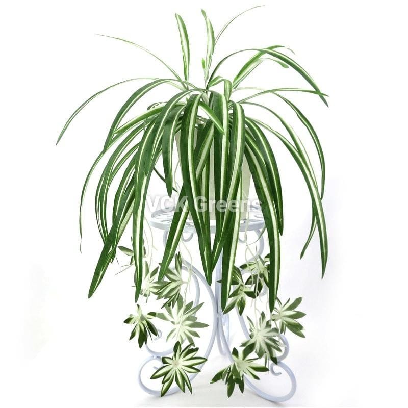 artificial spider plants hanging creeper bush